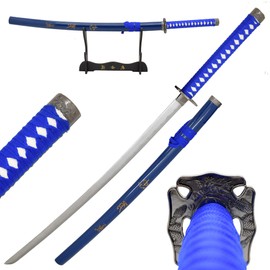Snake Eye Tactical Two Tone Samurai Katana Sword w/Free Sword Stand (68LBL)