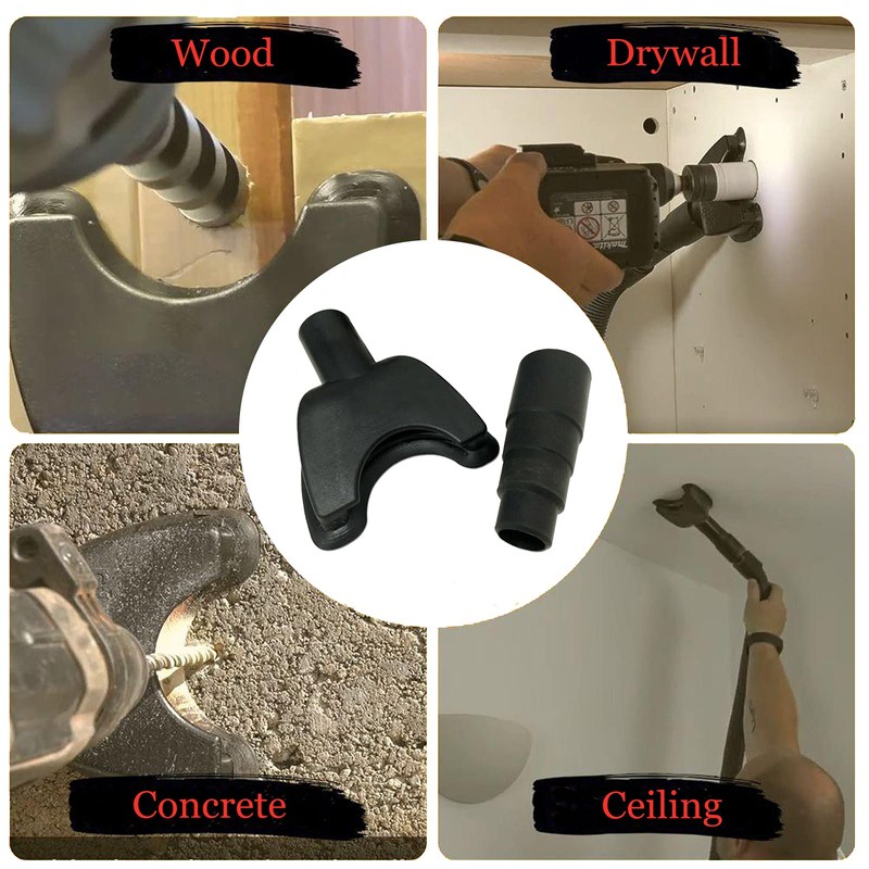 Hand-Free Dust Collector Upgraded Hole Saw Dust Extraction Tool Vacuum