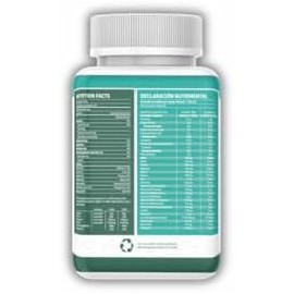 Alga Chlorella 100 Natural en Bolitas, Suplemento Herbal para Salud Digestiva, Frasco con 75 Gramos, Kosher, Libre de Gluten