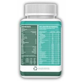 Alga Chlorella 100 Natural en Bolitas, Suplemento Herbal para Salud Digestiva, Frasco con 75 Gramos, Kosher, Libre de Gluten