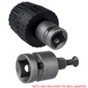 Gasea 3Pcs Drill Chuck Adapter Connecting Extension Rod to 1/2-20UNF