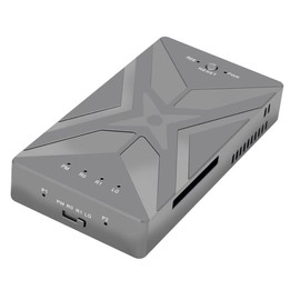 NFHK Dual NVME M.2 NGFF M-Key to USB-C Type-C Raid0 Raid1 JOBD Big Enclosure 20Gbps with Fan Raid0 Hyper Adapter