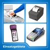20 x EC Cash Thermal Rolls - Width: 57mm -
