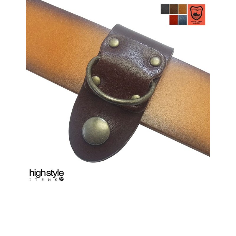 [highstyle] Tochigi Leather Belt Loop Keychain, Men's, Women's, Made in