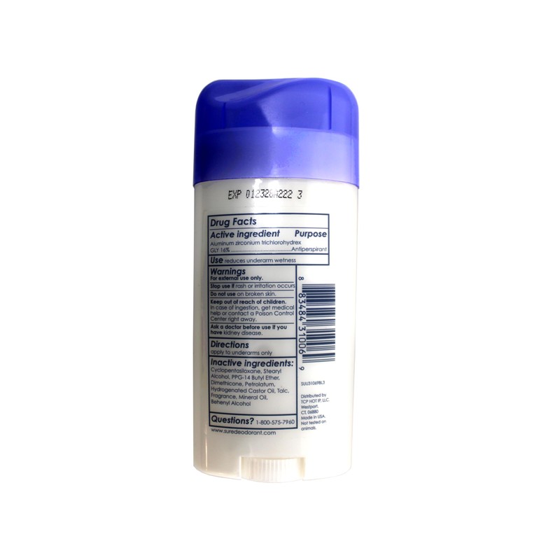Sure Deodorant 2.6 Ounce Invisible Solid Fresh & Cool (76ml)