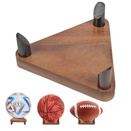 CRNHIGY Ball Racks, Soccer Racks, Basketball Racks, Volleyball Souvenir Display racks, made of walnut wood