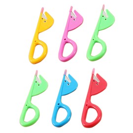 Intestine Scissors, 6 Pcs Random Colorful 5 Inch Stainless Steel Intestine Breaking Knife for Fish, Chicken and Duck Intestine in Kitchen (6)