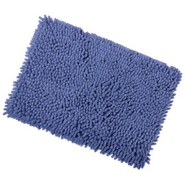 Delph Shaggy Microfibre Bathroom Shower Bath Mat Rug Non-Slip Backing 40x60cm