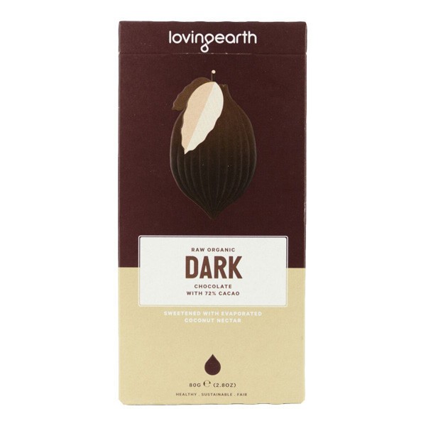 Loving Earth Raw Organic Dark Chocolate - 30gm