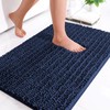 OLANLY Luxury Chenille Bath Mat, Extra Soft Thick Absorbent Shaggy