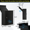 Through The Wall Drop Box with Combination Lock, 16.5" x