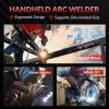 GZ GUOZHI 130A Handheld ARC Welder, 110V Portable, Digital Display,