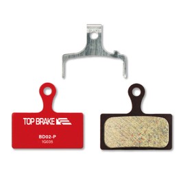Top Brake Pastillas de Freno de Disco Bicicleta para Shimano XTR M9000/9020/985/987,Deore XT M785/M615/6000/8000 Flat Mount, Alfine S7000, SLX M7000/M675, Road CX75 (Performance - Rojo)