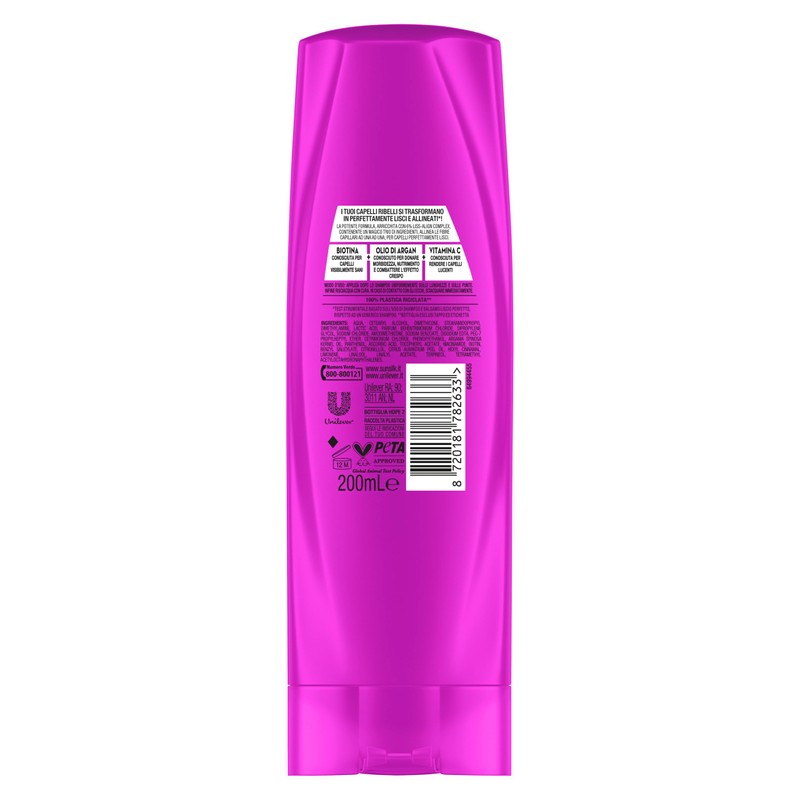 Sunsilk, Balsamo Liscio Perfetto, Balsamo Lisciante Anticrespo per Capelli Lisci