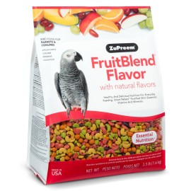 ZuPreem Nutritious Multicolor Bird Pellets for Parrots Conures 3.5 Pound Pack