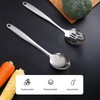HRLORK Slotted Spoon Large 12.8inch/32.5cm Stainless Steel Cooking Spoons Cooking