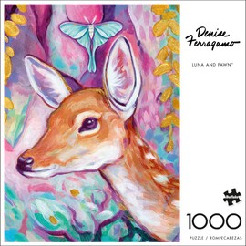 Buffalo Games - Luna and Fawn - 1000 Piece Jigsaw Puzzle for Adults Challenging Puzzle Perfect for Game Nights - 1000 Piece Finished Size is 26.75 x 19.75