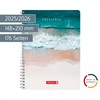 BRUNNEN School Calendar Style 2025/2026 "Beach Waves" | A5, Plastic