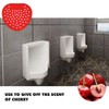 CNQLIS 10-Pack Urinal Deodorizer, Splash-Proof and Anti-Clogging, Long-Lasting Cherry Scent