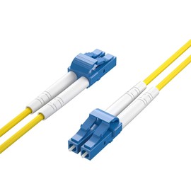 30M OS2 LC to LC Fiber Patch Cable, Single Mode SFP Fiber Jumper, Duplex LC-LC 9/125um, LSZH, 98ft, for 1G/10G SMF SFP Transceiver, Router, Fiber Networks and More, Available 0.5m - 100m