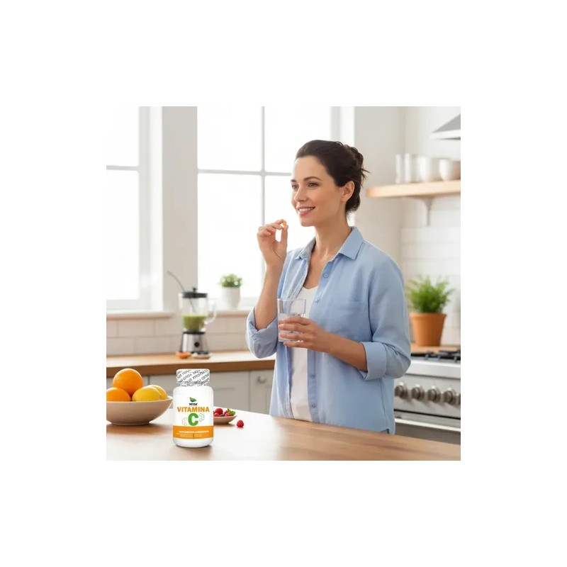 Vitamina C 100 Tabletas 500 Mg Cu, Protegete, Sistema Inmune,