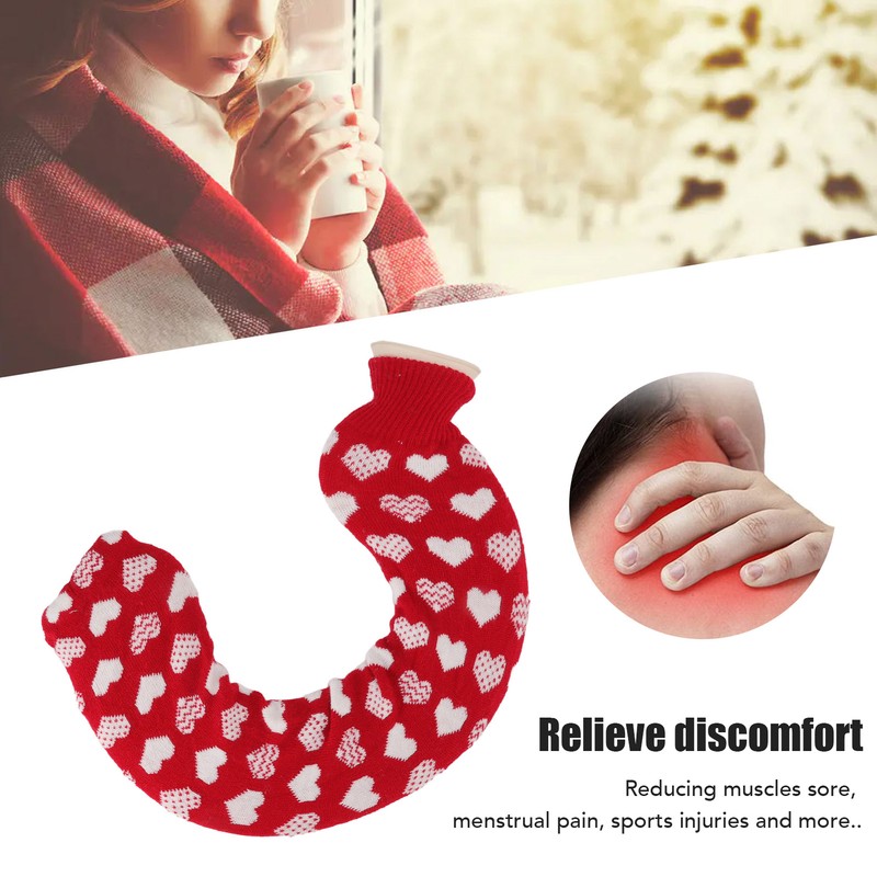 U Shaped Hot Water Bag Soft 1L Water Injection Neck