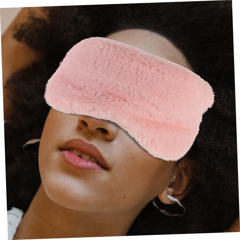 BIUDECO 8Pcs Eye Masks Plush Sleeping Blindfolds Skin Friendly Comfort