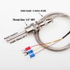 RTD PT100 Temperature Sensor Probe 1/2" NPT Threads with 6.5