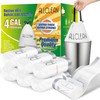 ALLCLEAN 4 Gallon Small Trash Bags, 180 Bags Unscented Small