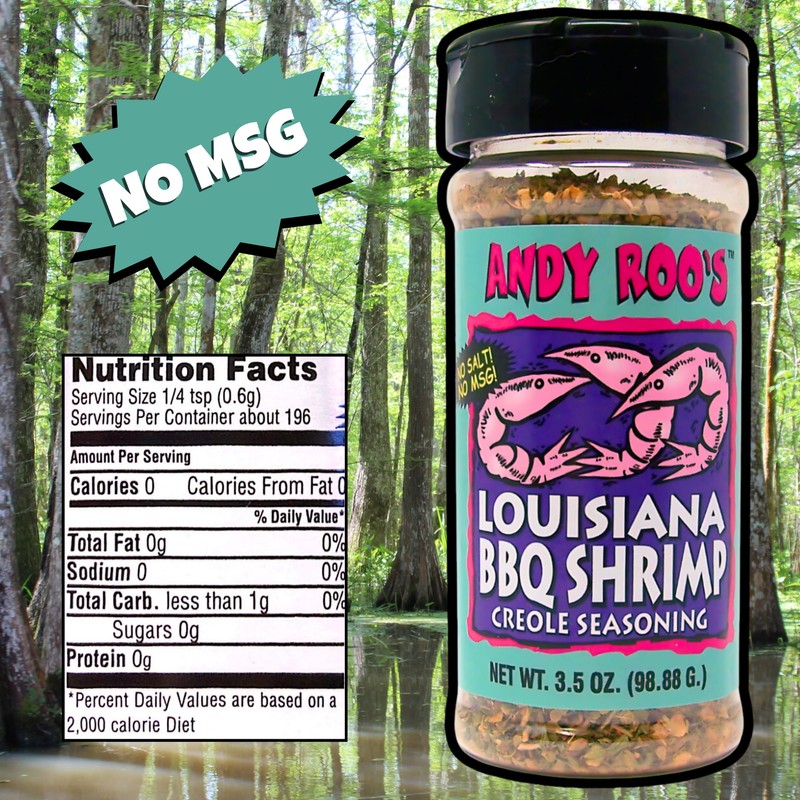 Andy Roo's No Salt No MSG Louisiana BBQ Shrimp Creole
