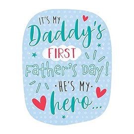 Piccadilly Greetings Modern Father's Day Card 1st Father's day - 8 x 6 inches