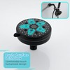 Matte Black Shower System - Dual Shower Head with Handheld
