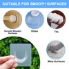 12 Pack Shower Rod Holder, Adhesive Shower Curtain Rod Holder