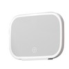 LED Light Car Mirror Touch Control Adjustable Brightness Portable Rugged