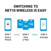 Net10 $40 Unlimited Talk,Text & Data(10GB High–Speed) Plan [Physical Delivery]