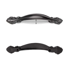 4 pieces retro cabinet handle, arch handle, door handle, for garden door, kitchen cabinet doors, drawer handles, doors of different styles