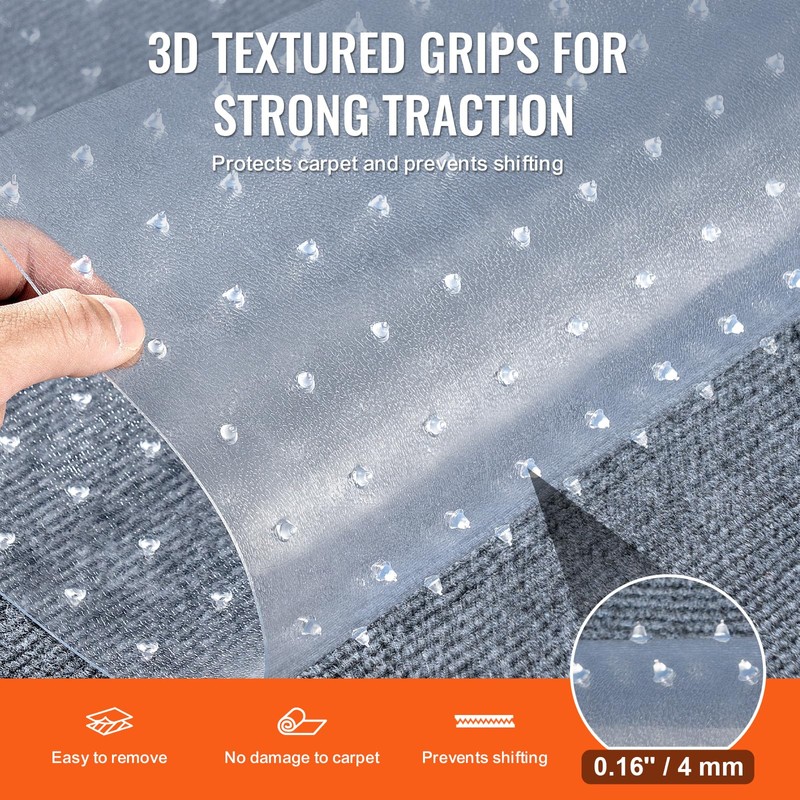 VEVOR Carpet Protector for Pets 2 Pack, 15" x 4'