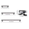 PUNKZZ Barra Torreta Estrobo Codigo Leds Con Base Magnética 26