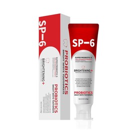 2PCS SP-6 Ultra Whitening Toothpaste, Fresh Breath, Teeth Whitener, Super Probiotic-6 Toothpaste with 6 probiotics oalance Oral microbiota Strength