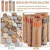 256 Pcs Assorted Coin Wrappers Preformed Tubes, Bulk Preformed Coin