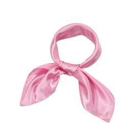 SATINIOR 3 pcs neck scarf Women Silk Chiffon Neck Scarf Square Scarf Satin Headscarf ascot Neck Scarves for Women(23.62 x 23.62 Inches,Pink)