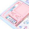 Notebook Set Checkered Girl's Heart Cute Thick Journal Gift Box