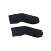 2Pcs Black Baby Stroller Armrest Cover, Soft Handle Protector, Removable