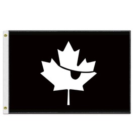 12×18 inch Pirate Maple Nautical Flag, 30×45 CM Small 100D Jolly Roger Outdoor Banner,Tiny Doube Side Printing Decor For Patio Garden With Brass Gromment