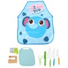 Kids Baking Knife Set Paring Knife Cutting Board Potato Chipper
