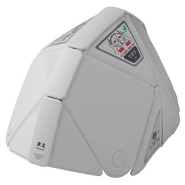 Midori Anzen Flatmet TSC-10 Folding Safety Helmet for Disaster Prevention, White