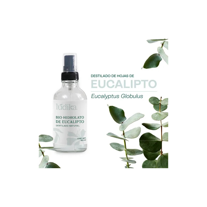 Hidrolato De Eucalipto Puro Refrescante, Astringente 120 Ml