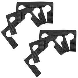 XZW 15PCS Shower Door Hinges Replacement Kit Black Anti-Slip Gasket Door Hinge Gasket Glass Shower Door Repair Kit