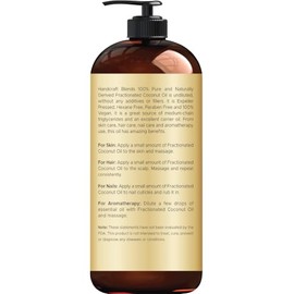 Handcraft Blends Aceite Coco Fraccionado 100 Puro Aromaterapia Masaje
