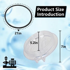 HaeKap New Pool Pump Strainer Cover &amp; O-Ring for Hayward Super II SP3007, SP3010, SP3000X Series